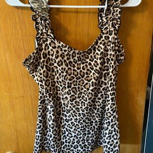 Magnolia boutique ruffled sleeve tank